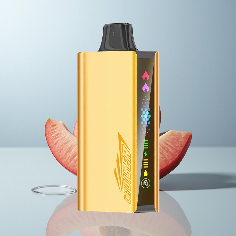 Wholesale Canada JNR Cruiser 12000 Puffs Built-in 3500 mAh Battery Peach Ice