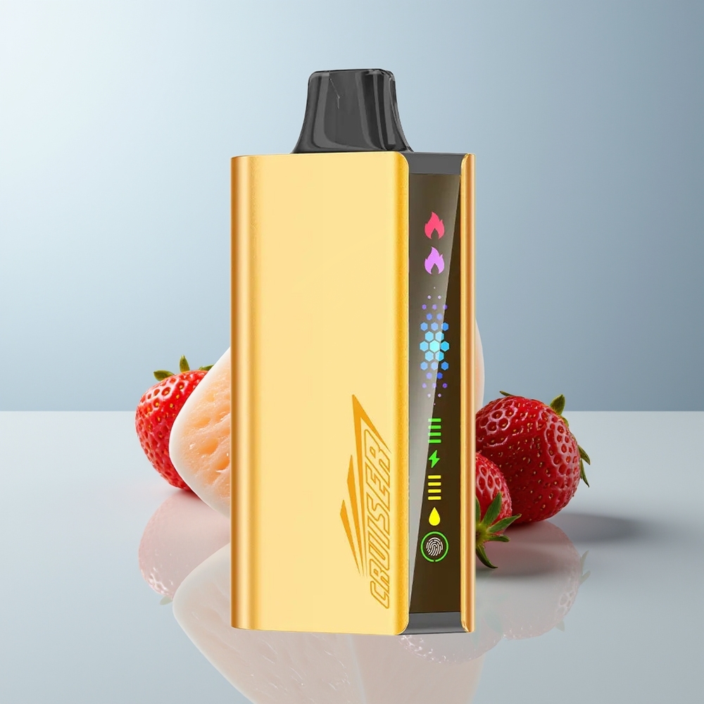 Wholesale Canada JNR Cruiser 12000 Puffs Built-in Battery Animation Screen Chupa Chups Strawberry