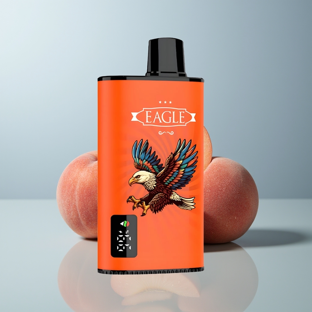 Wholesale Canada JNR EAGLE Smart 23000 Puffs 25ml 2 Juicy Peaches Disposable Vape