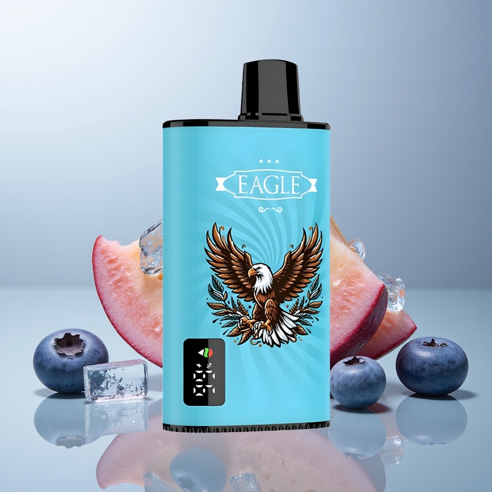 Wholesale Canada JNR EAGLE Smart 23000 Puffs Adjustable Airflow 25ml Blueberry Ice Disposable Vape