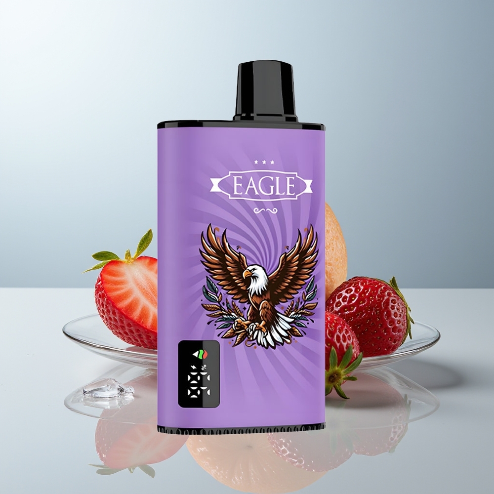 Wholesale Canada JNR EAGLE Smart 23000 Puffs Adjustable Airflow 25ml Strawberry Ice Disposable Vape