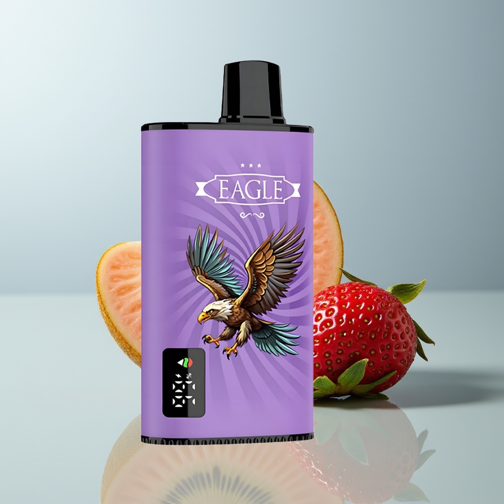 Wholesale Canada JNR EAGLE Smart 23000 Puffs Adjustable Airflow Type-C Strawberry Kiwi