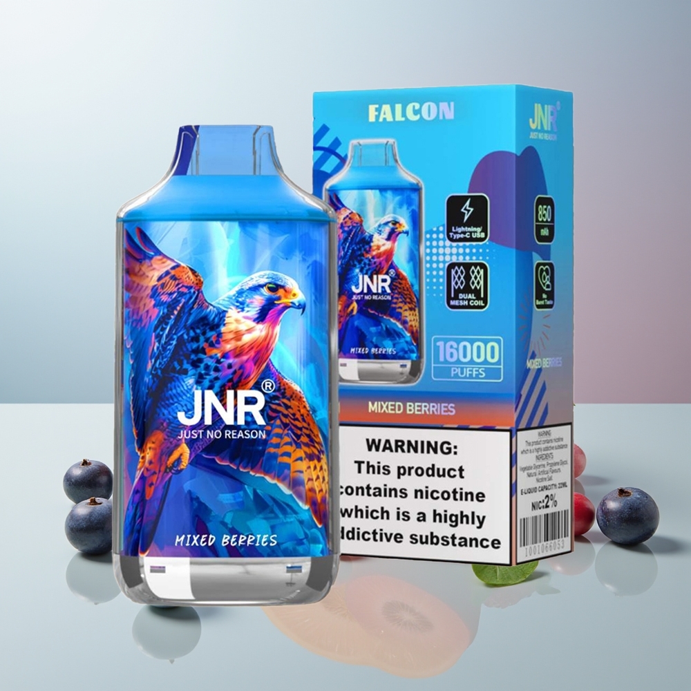 Wholesale Canada JNR Falcon 16000 Puffs 22ml Mixed Berries