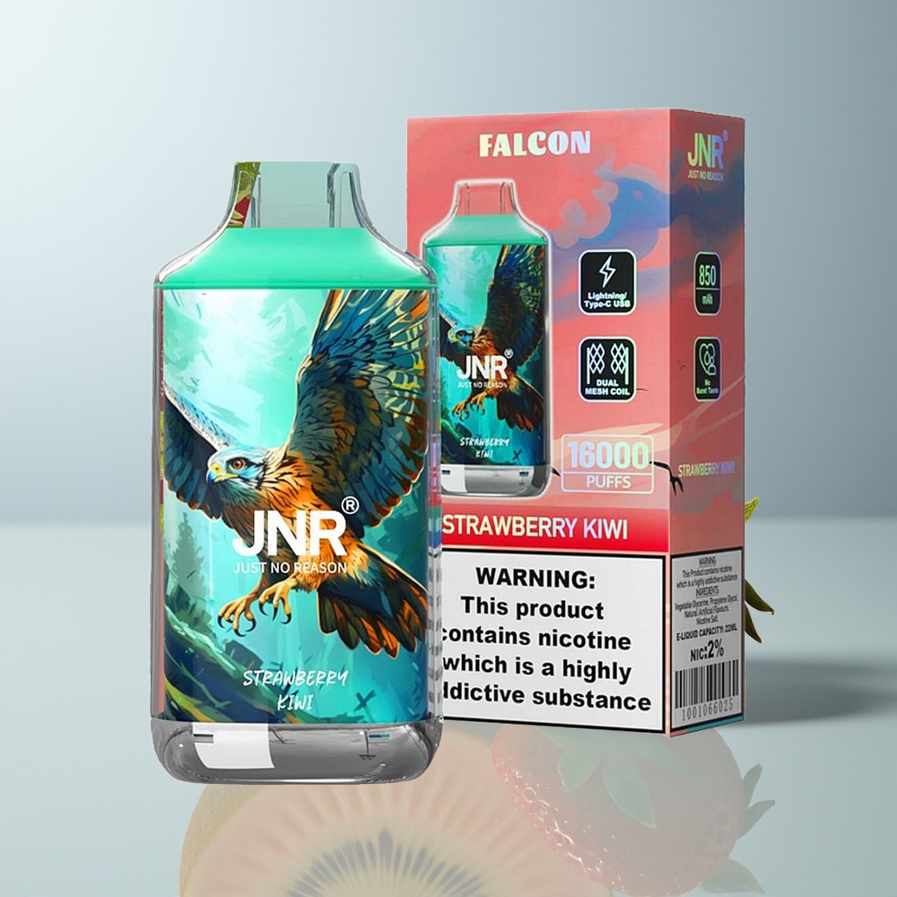 Wholesale Canada JNR Falcon 16000 Puffs 22ml Strawberry Kiwi