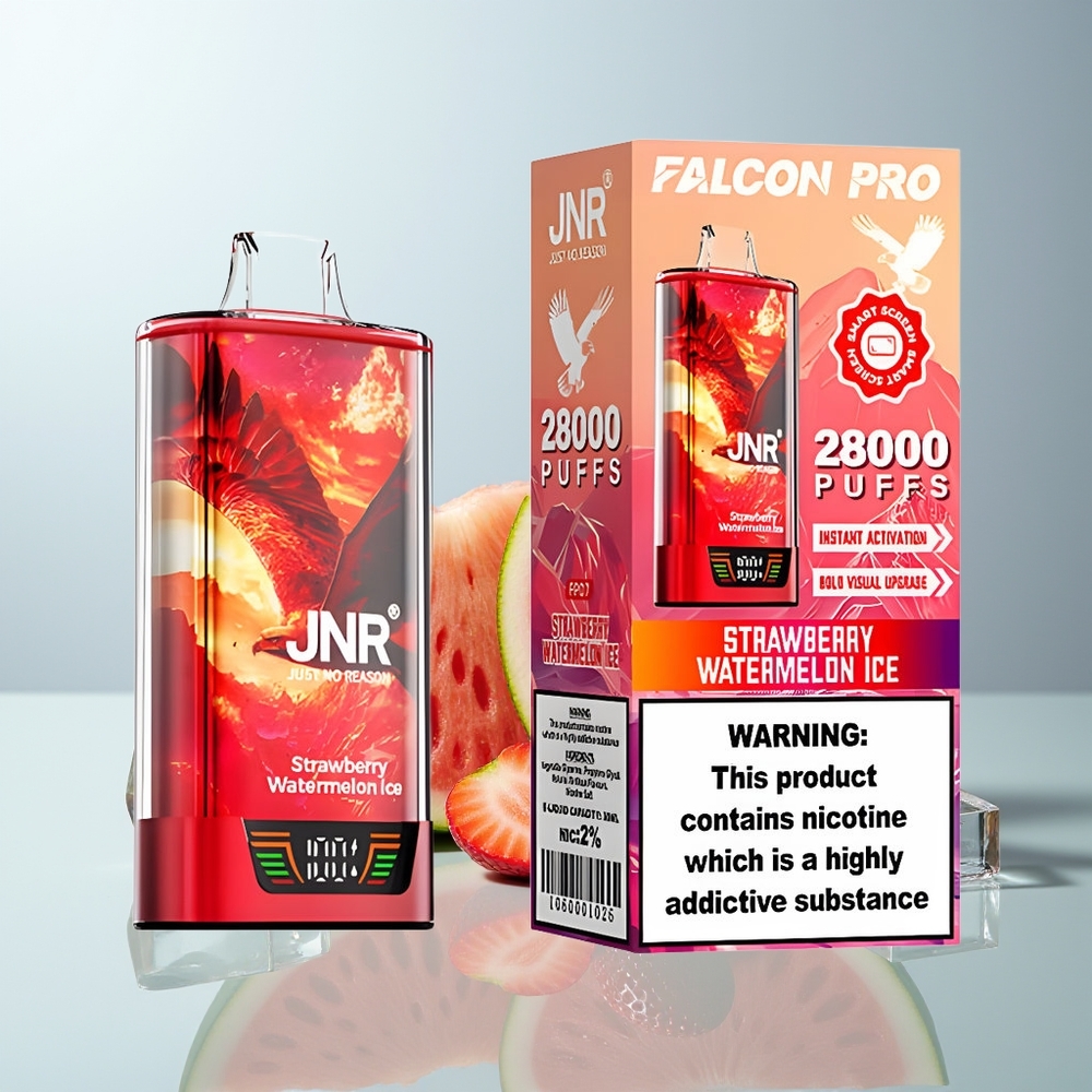 Wholesale Canada JNR Falcon Pro 28000 Puffs 30ml Strawberry Watermelon Ice