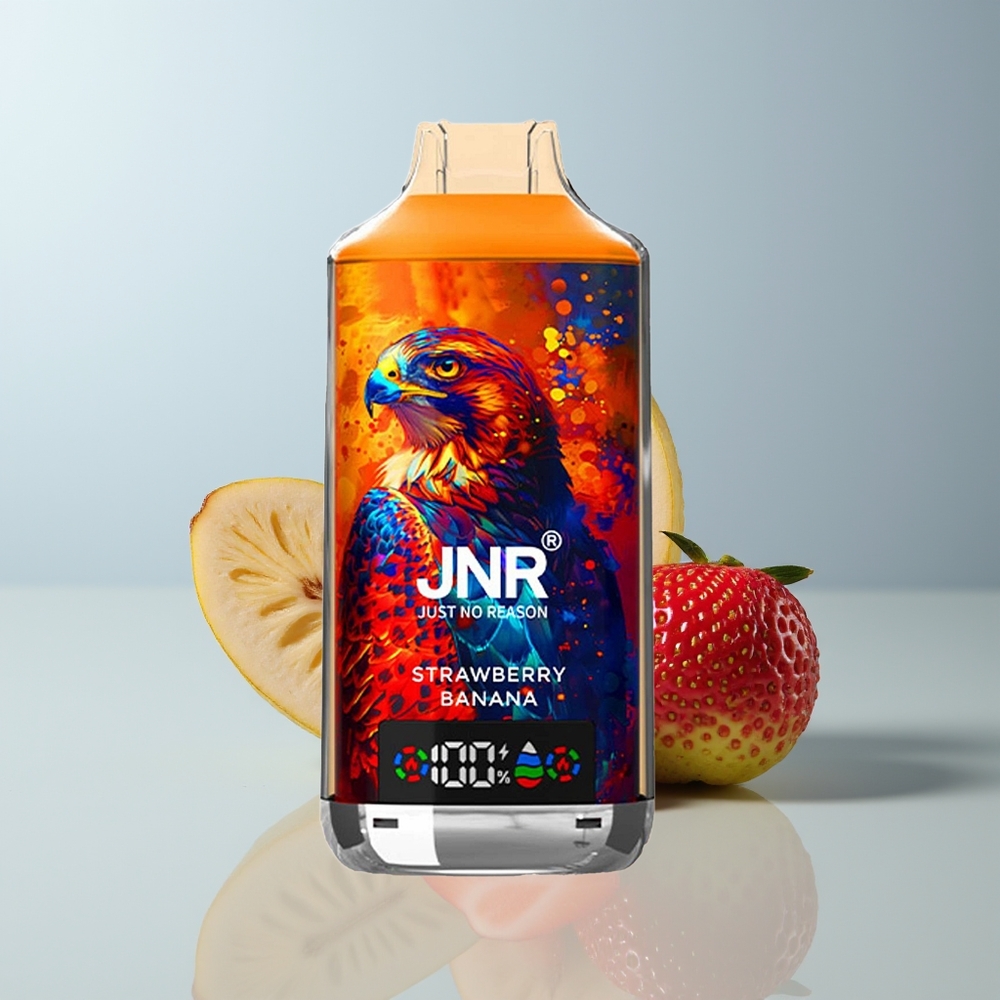 Wholesale Canada JNR Falcon X 18000 Puffs 24ml Strawberry Banana