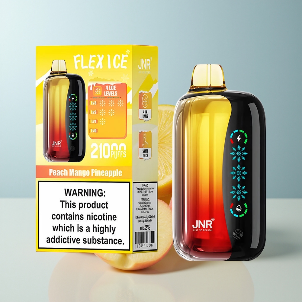 Wholesale Canada JNR Flex Ice 21000 Puffs Ice Adjustable Peach Mango Pineapple