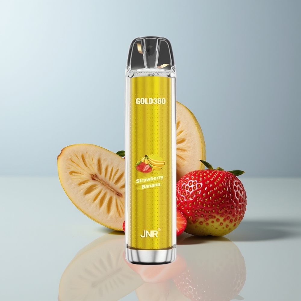 Wholesale Canada JNR Glod380 6000 Puffs 13ml Strawberry Banana Disposable Vape