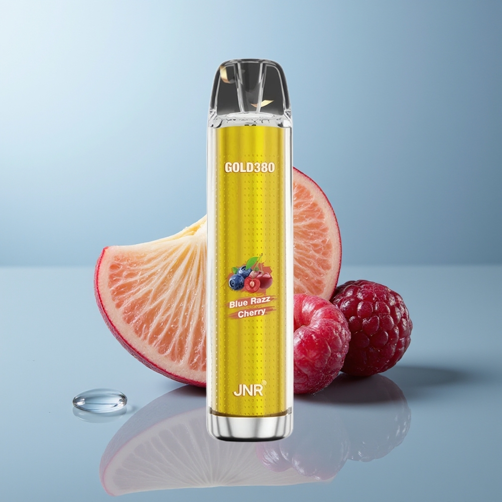 Wholesale Canada JNR Glod380 6000 Puffs 1500mAh Blue Razz Cherry Disposable Vape