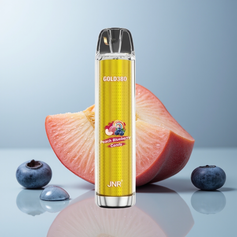 Wholesale Canada JNR Glod380 6000 Puffs 1500mAh Peach Blueberry Disposable Vape