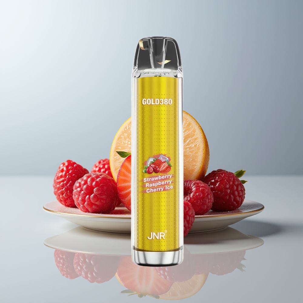 Wholesale Canada JNR Glod380 6000 Puffs 1500mAh Strawberry Raspberry Disposable Vape