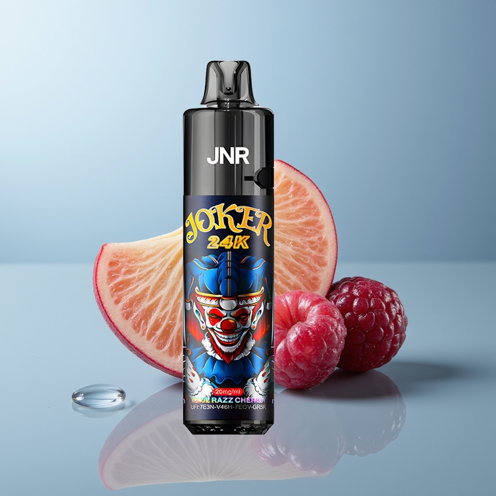 Wholesale Canada JNR Joker 24000 Puffs 2 Nicotine Blue Razz Cherry Disposable Vape