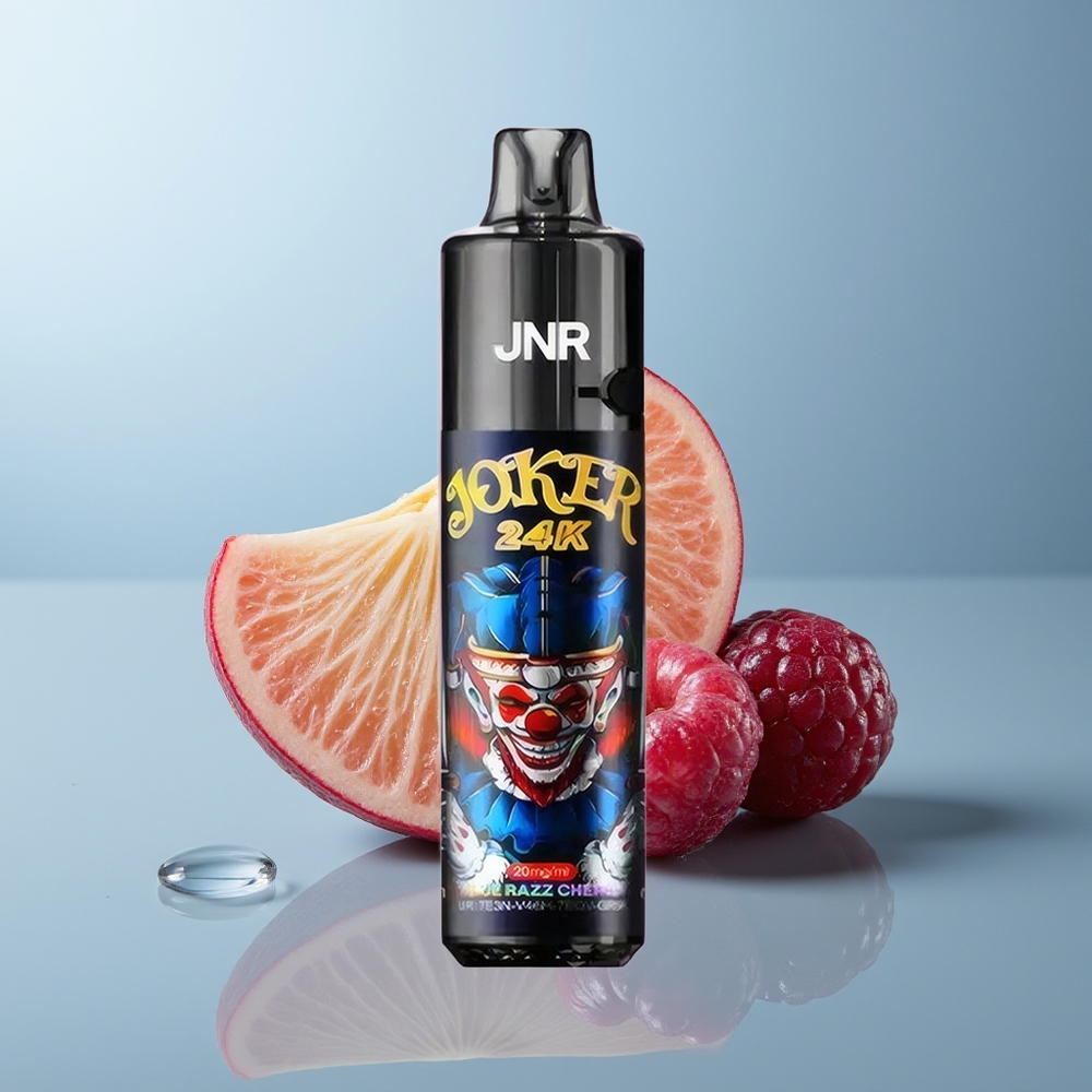 Wholesale Canada JNR Joker 24000 Puffs 2 Nicotine Blue Razz Cherry Disposable Vape