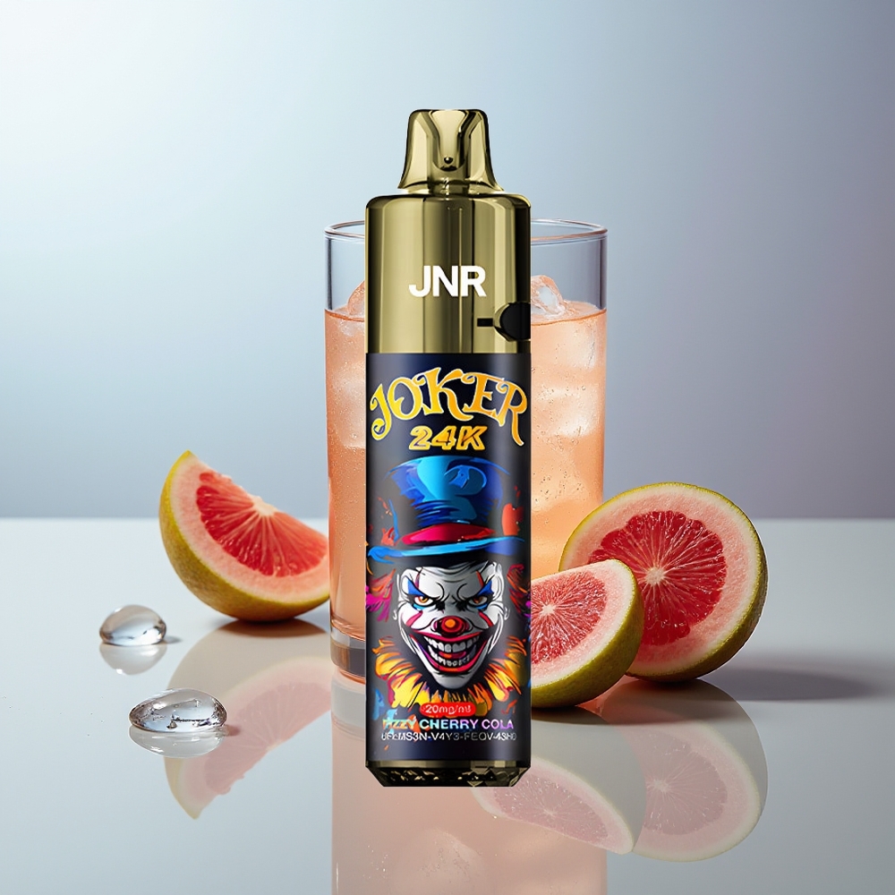 Wholesale Canada JNR Joker 24000 Puffs 2 Nicotine Fizzy Cherry Cola Disposable Vape