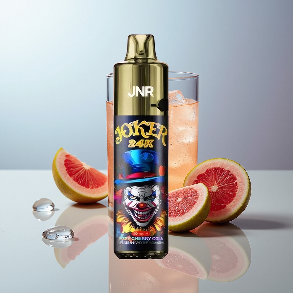 Wholesale Canada JNR Joker 24000 Puffs 2 Nicotine Fizzy Cherry Cola Disposable Vape