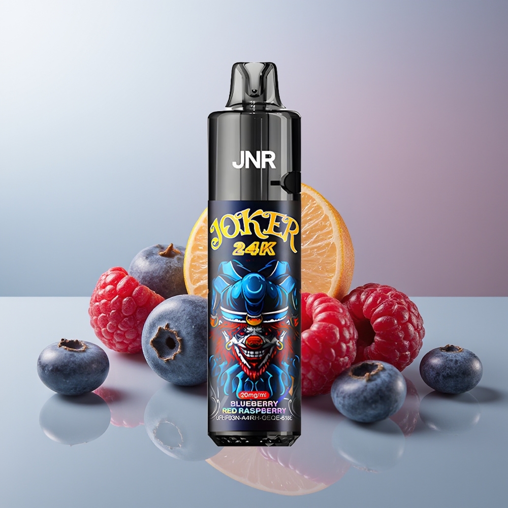 Wholesale Canada JNR Joker 24000 Puffs 800mAh Battery Blueberry Red Raspberry Disposable Vape