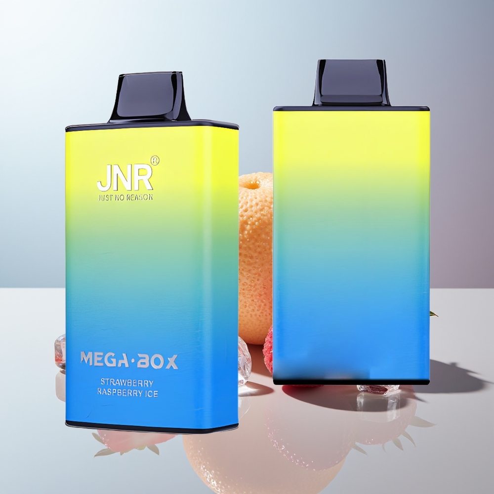 Wholesale Canada JNR Mega Box 25000 Puffs 30ml Dual Mesh Strawberry Raspberry Ice Disposable Vape