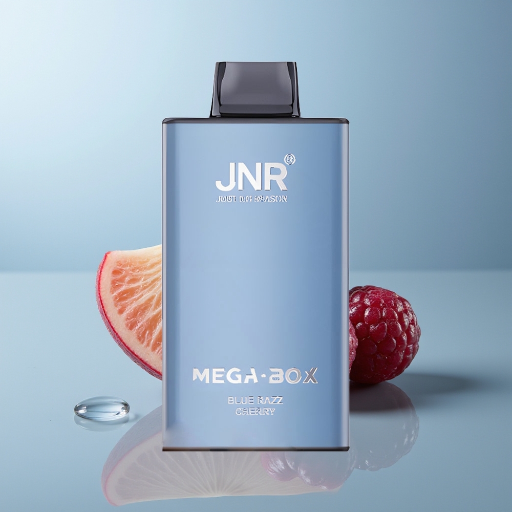 Wholesale Canada JNR Mega Box 25000 Puffs 30ml E-liquid Blue Razz Cherry
