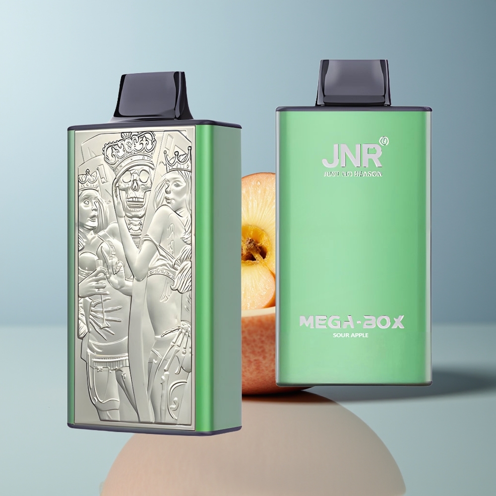 Wholesale Canada JNR Mega Box 25000 Puffs 30ml Sour Apple