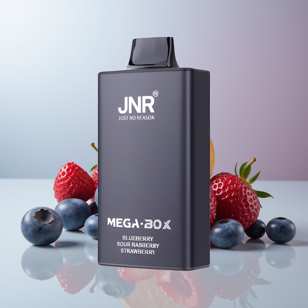 Wholesale Canada JNR Mega Box 25000 Puffs Dual Mesh Blueberry Sour Raspberry Strawberry