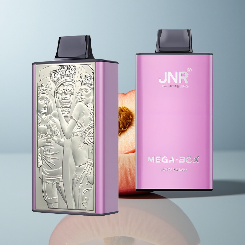 Wholesale Canada JNR Mega Box 25000 Puffs Dual Mesh Coil Juicy Peach