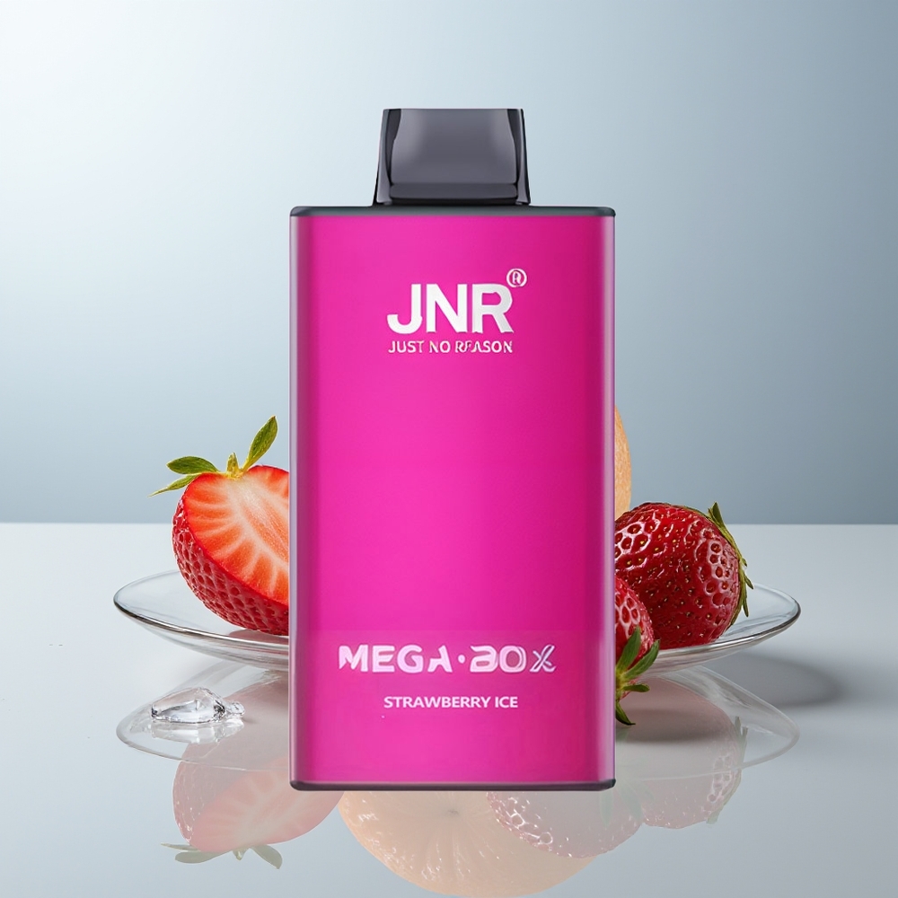 Wholesale Canada JNR Mega Box 25000 Puffs Dual Mesh Strawberry Ice