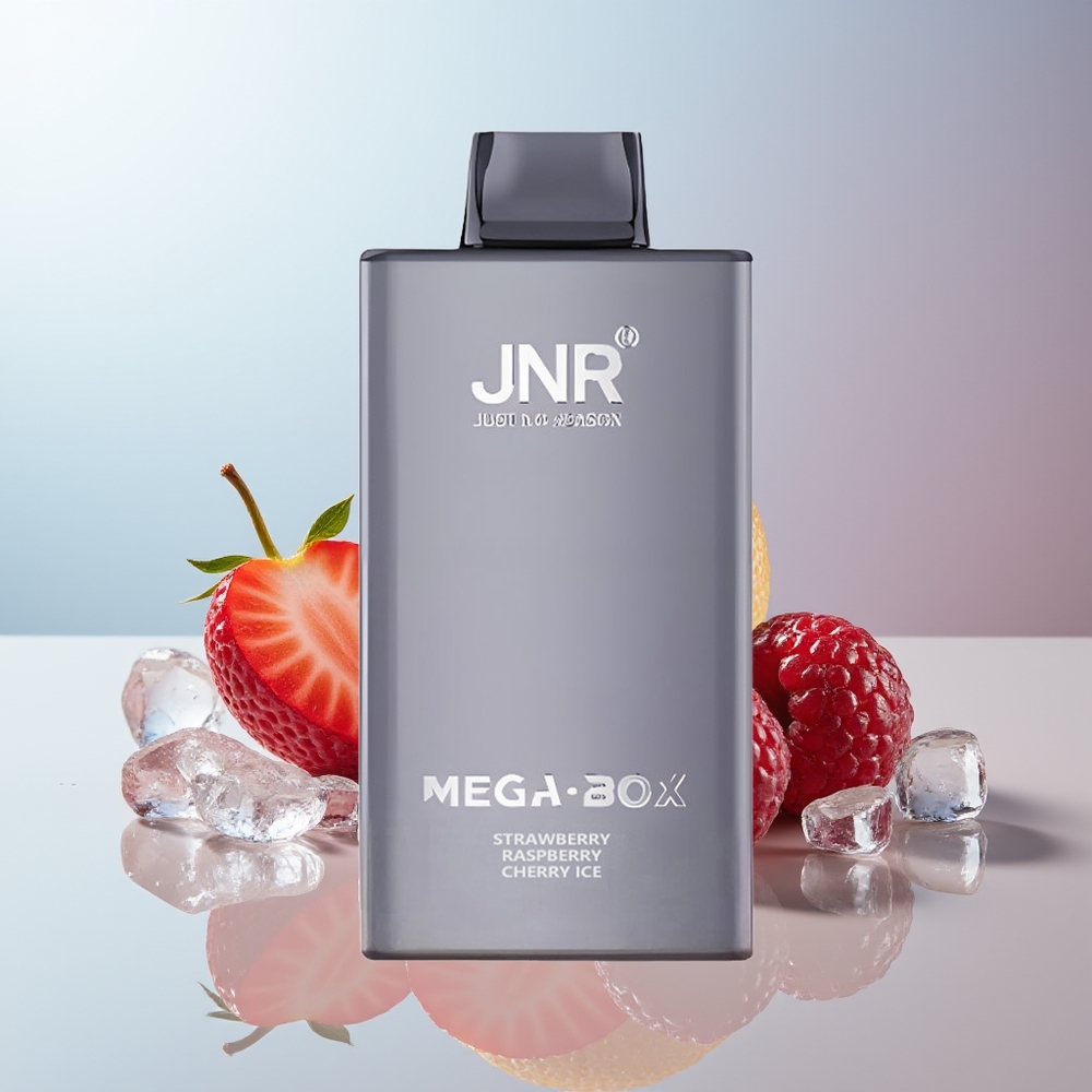 Wholesale Canada JNR Mega Box 25000 Puffs Dual Mesh Strawberry Raspberry Cherry Ice