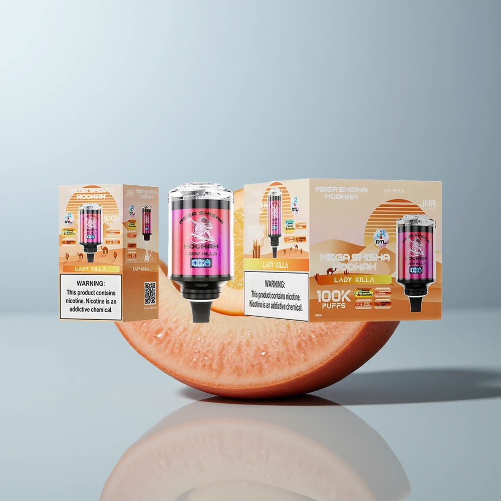 Wholesale Canada JNR Mega Shisha Hookah 100K 2200mAh Desktop Compatibility Lady Killa