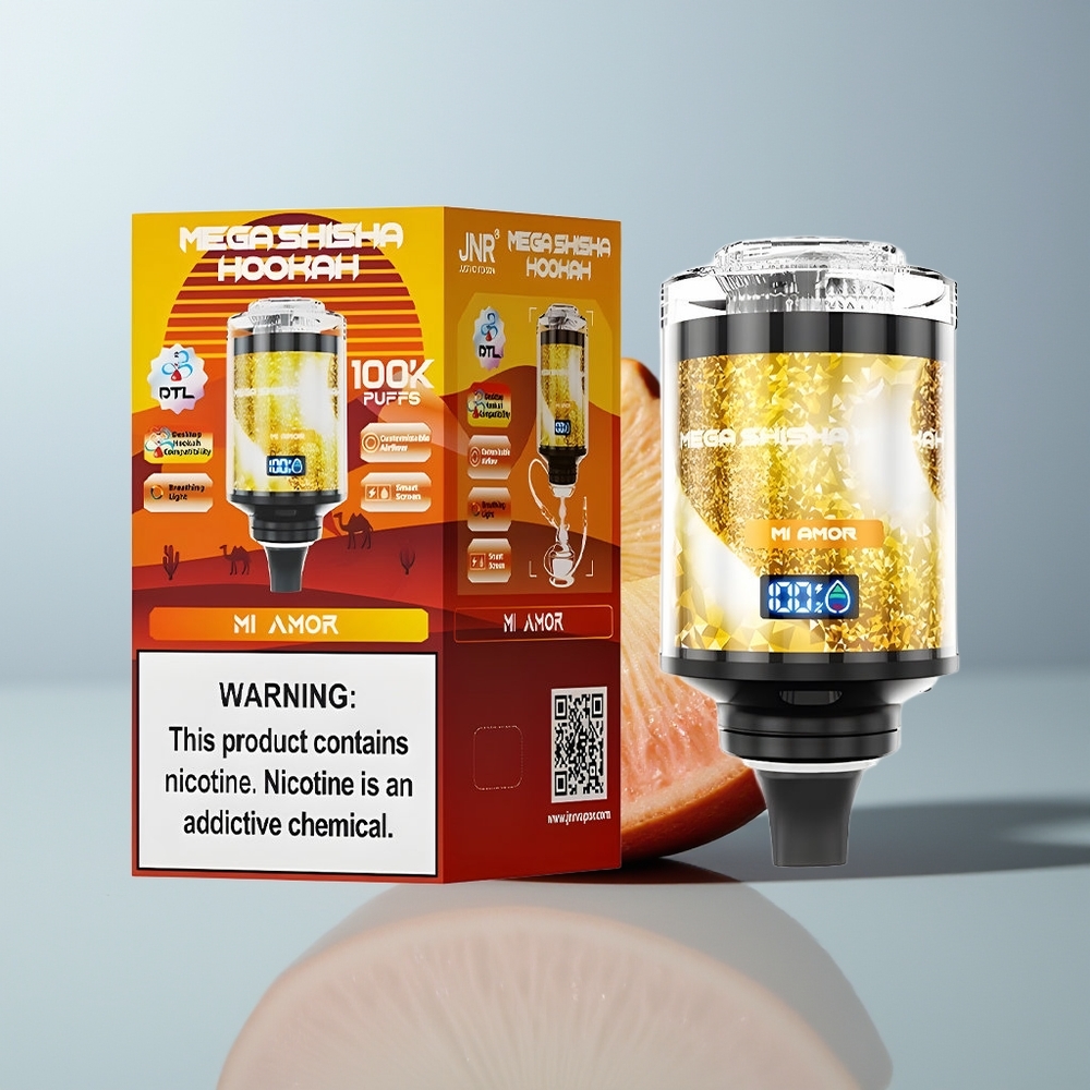 Wholesale Canada JNR Mega Shisha Hookah 100K 2200mAh Mi Amor