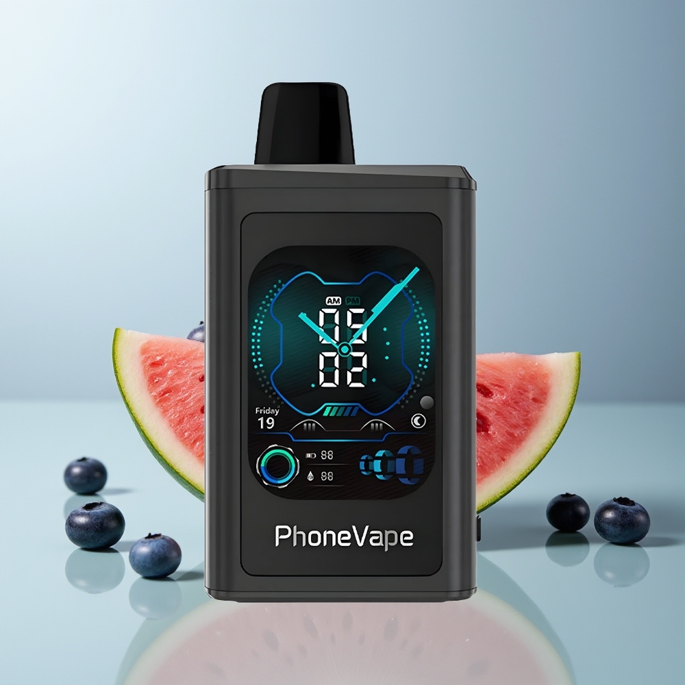 Wholesale Canada JNR PhoneVape 30000 puffs Adjustable Airflow App Controlled Blueberry Watermelon