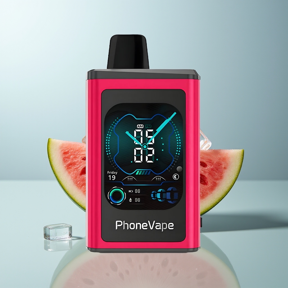 Wholesale Canada JNR PhoneVape 30000 puffs Rechargeable Adjustable Airflow Watermelon Ice