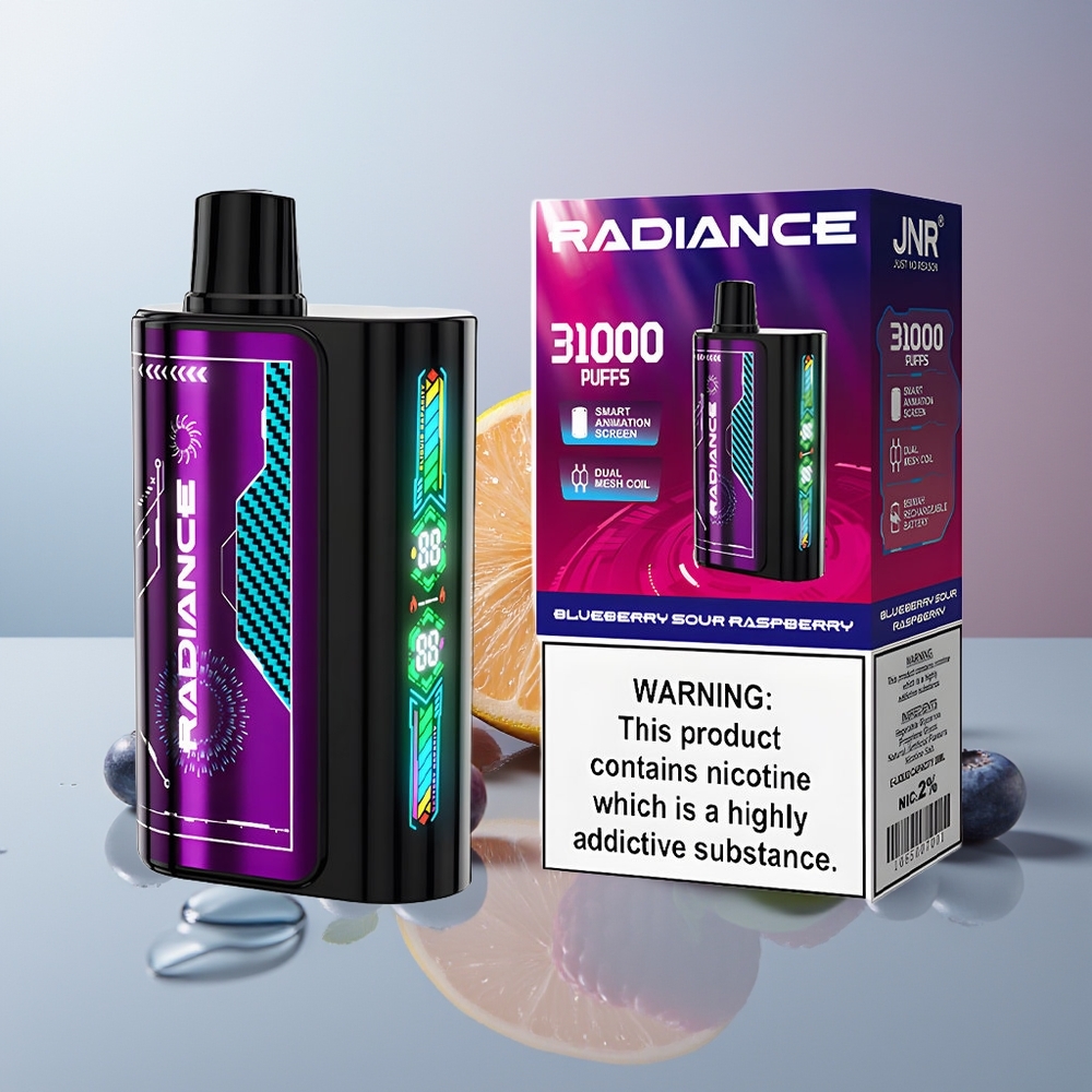 Wholesale Canada JNR Radiance 31000 Puffs Dual Mesh Blueberry Sour Raspberry