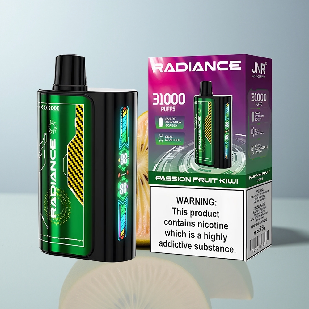 Wholesale Canada JNR Radiance 31000 Puffs Dual Mesh Passion Fruit Kiwi
