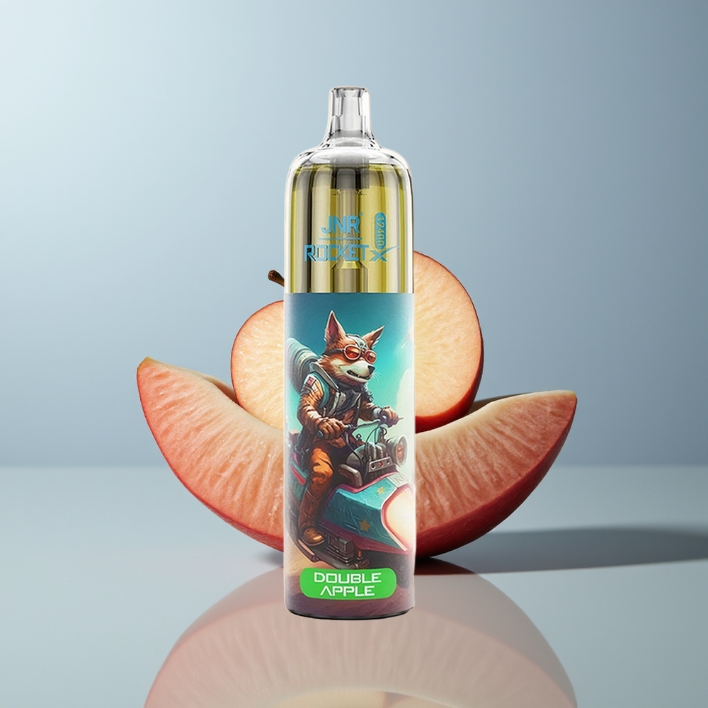 Wholesale Canada JNR Rocket-X 12400 Puffs 25ml Double Apple RGB Lights
