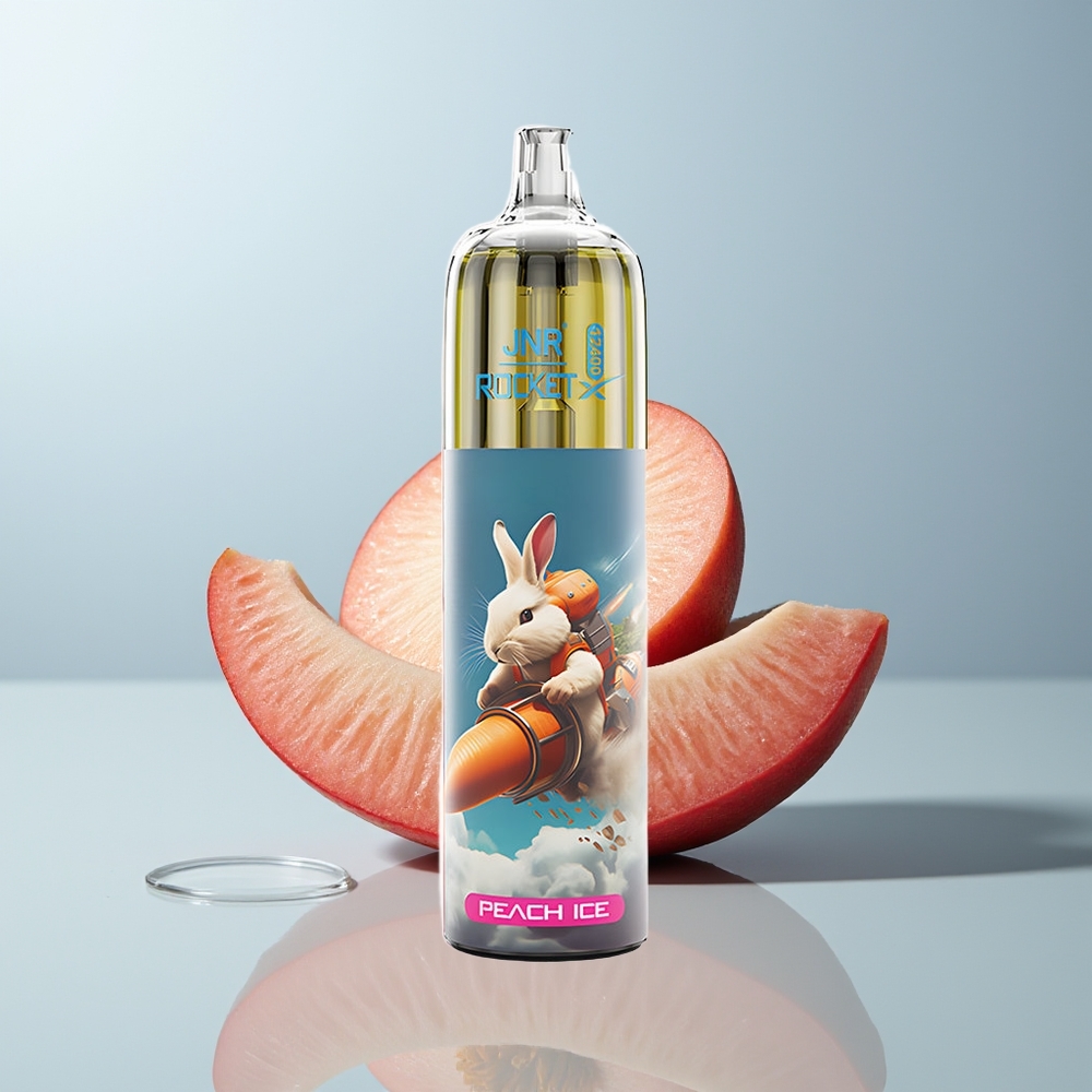 Wholesale Canada JNR Rocket-X 12400 Puffs 25ml Peach Ice Disposable Vape