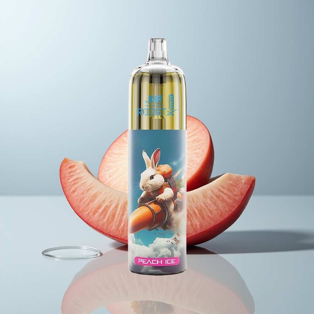 Wholesale Canada JNR Rocket-X 12400 Puffs 25ml Peach Ice Disposable Vape