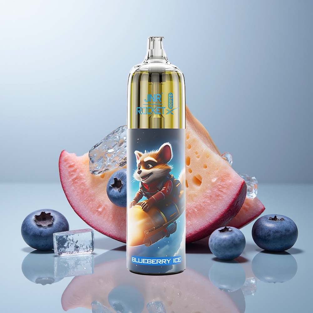 Wholesale Canada JNR Rocket-X 12400 Puffs 25ml e-Liquid Capacity Blueberry Ice Disposable Vape