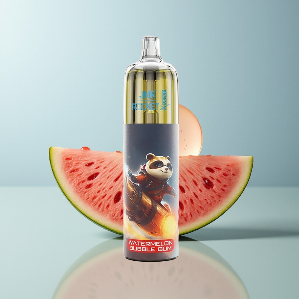 Wholesale Canada JNR Rocket-X 12400 Puffs 850mAh 25ml Watermelon Bubble Gum Disposable Vape