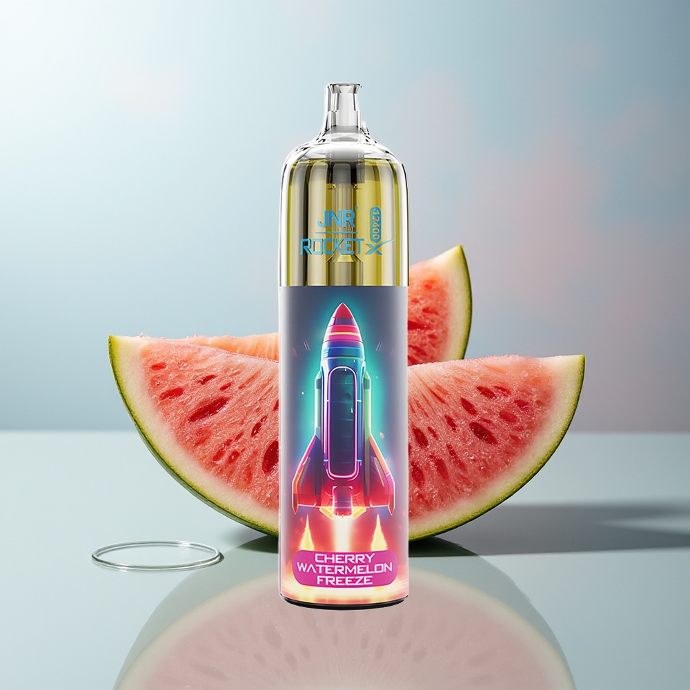 Wholesale Canada JNR Rocket-X 12400 Puffs 850mAh Battery 25ml e-Liquid Cherry Watermelon Freeze Disposable Vape