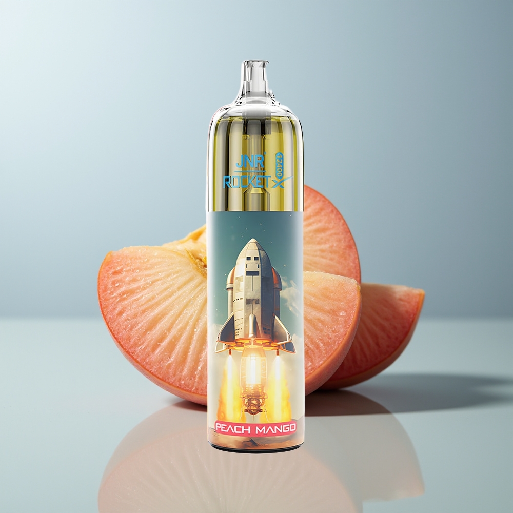 Wholesale Canada JNR Rocket-X 12400 Puffs 850mAh RGB Peach Mango Disposable Vape