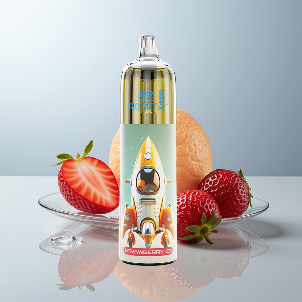 Wholesale Canada JNR Rocket-X 12400 Puffs 850mAh Type-C Quick Charge Strawberry Ice