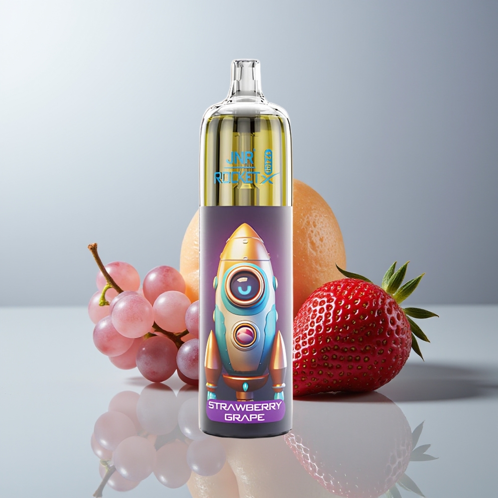 Wholesale Canada JNR Rocket-X 12400 Puffs Adjustable Airflow Type-C Quick Charge Strawberry Grape