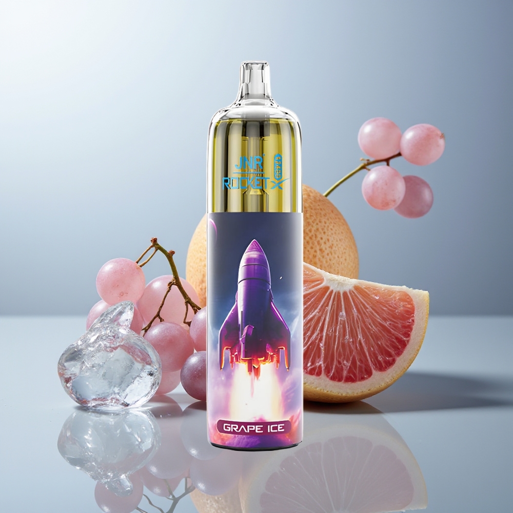 Wholesale Canada JNR Rocket-X 12400 Puffs RGB Lights Grape Ice Disposable Vape