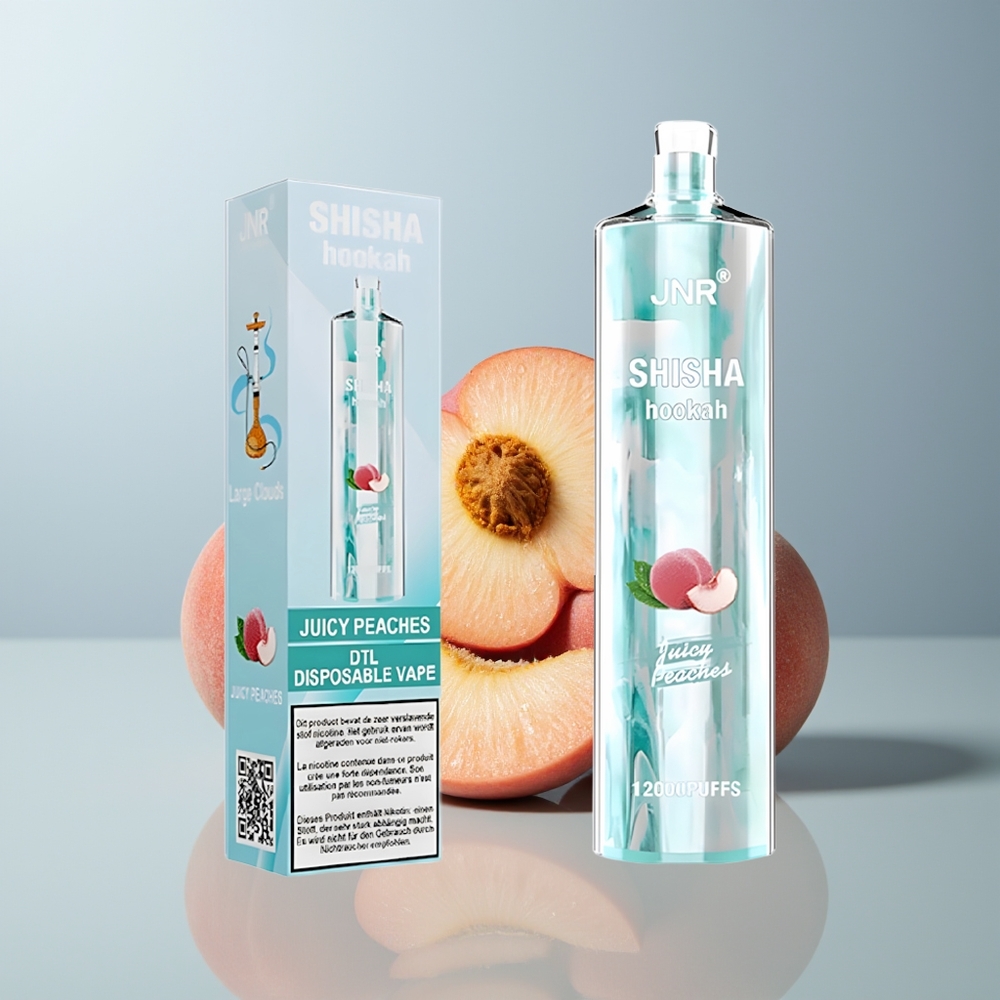 Wholesale Canada JNR Shisha Hookah 12000 Puffs 24ml Juicy Peaches