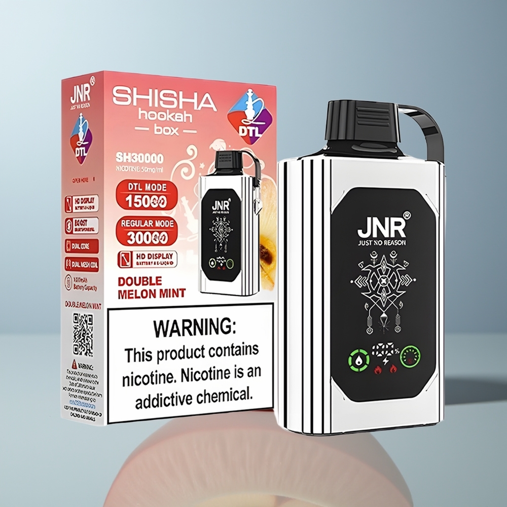 Wholesale Canada JNR Shisha Hookah Box 20500 Puffs Dual Mesh Coil Double Apple