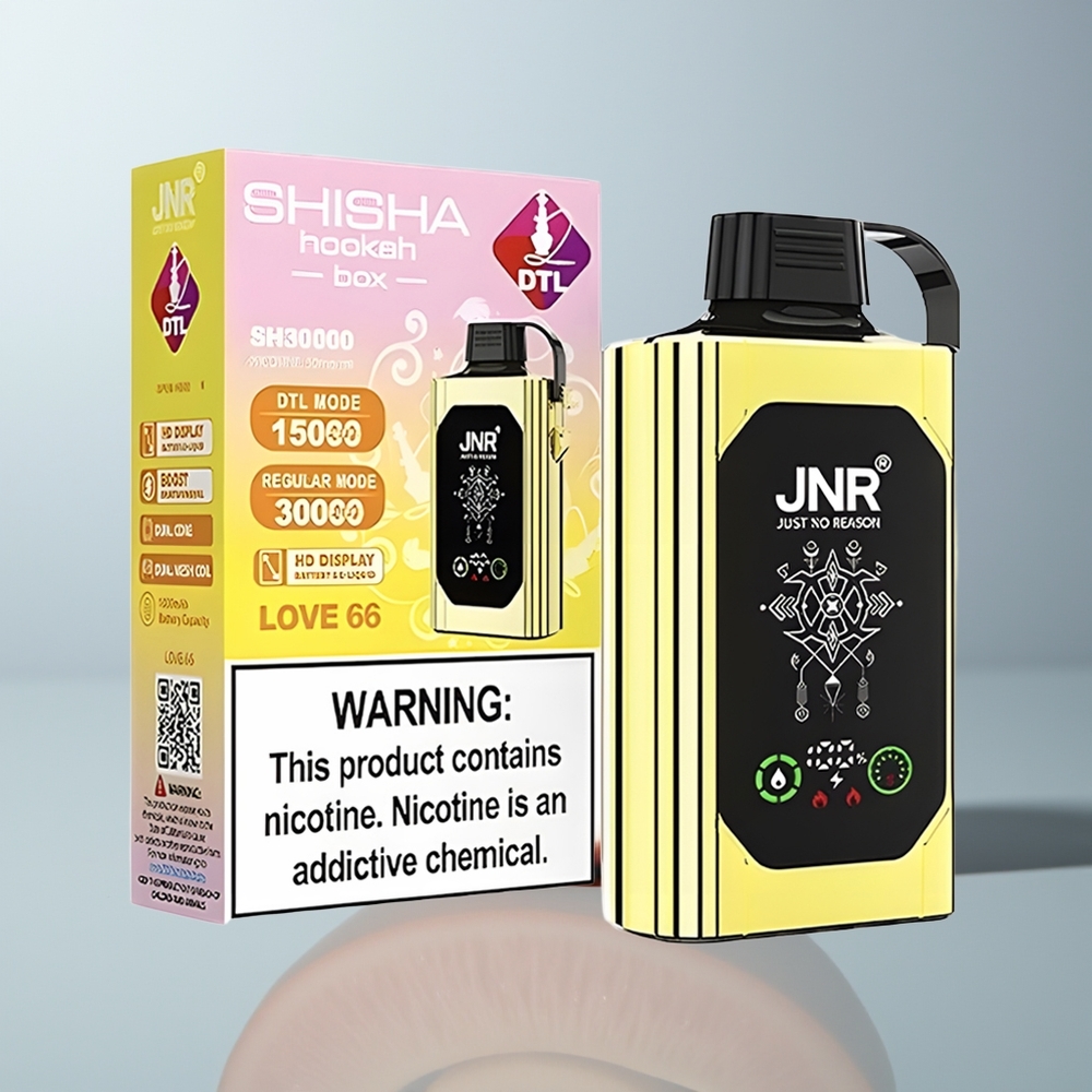 Wholesale Canada JNR Shisha Hookah Box 20500 Puffs Dual Mesh Coil Love 66