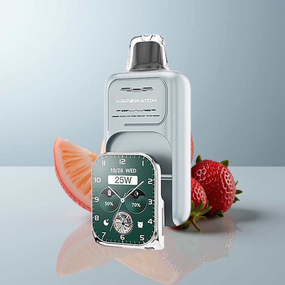 Wholesale Canada JNR VapeWatch 30000 Puffs 1000mAh Dual Mesh Coil Strawberry Ice