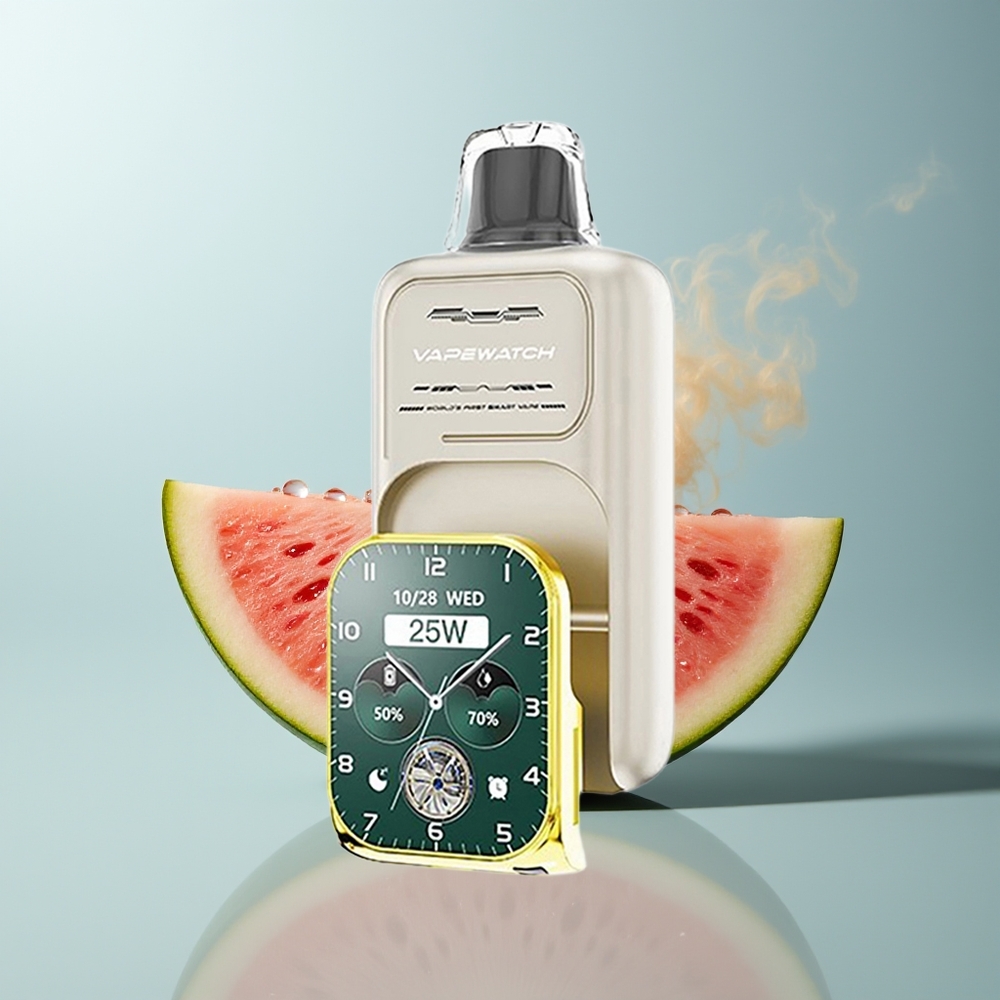 Wholesale Canada JNR VapeWatch 30000 Puffs 1000mAh Dual Mesh Coil Watermelon Ice