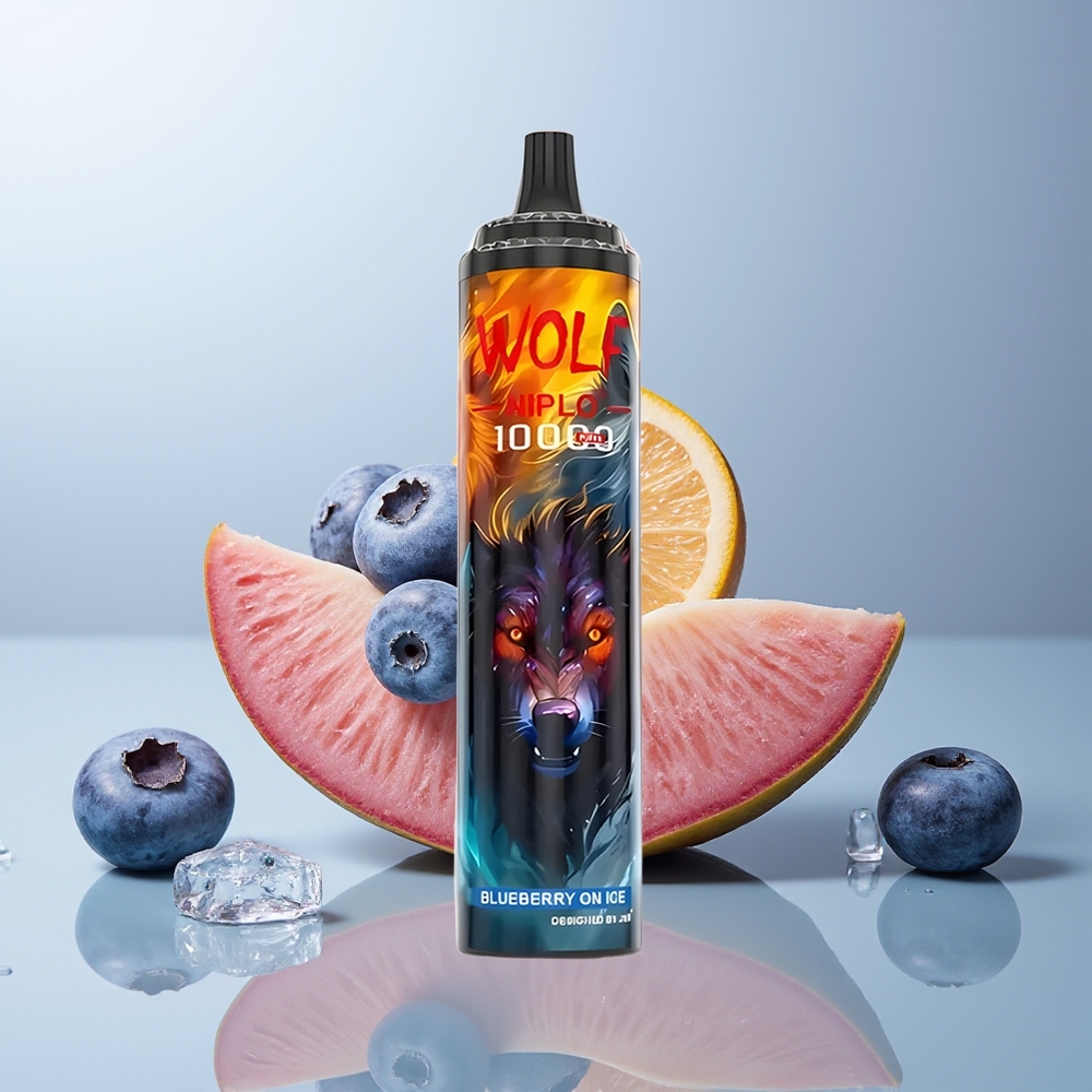 Wholesale Canada JNR Wolf Niplo 10000 Puffs 20ml Blueberry On Ice