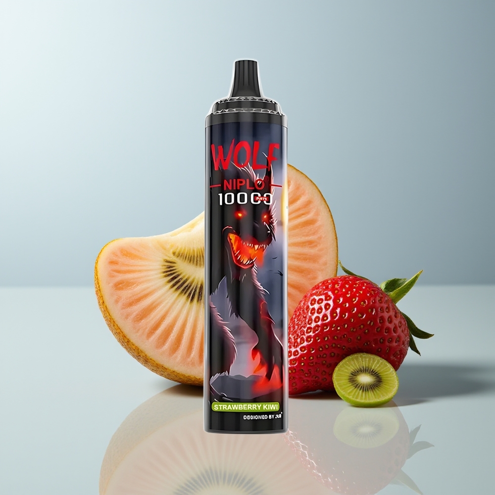 Wholesale Canada JNR Wolf Niplo 10000 Puffs 20ml Strawberry Kiwi